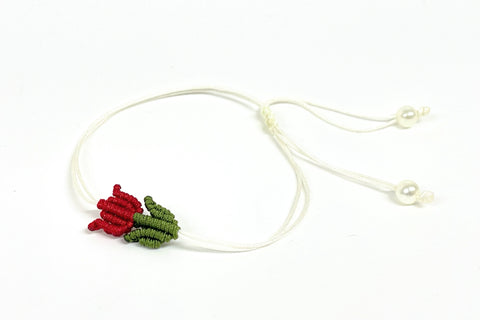 Pulsera Tulipán Rojo