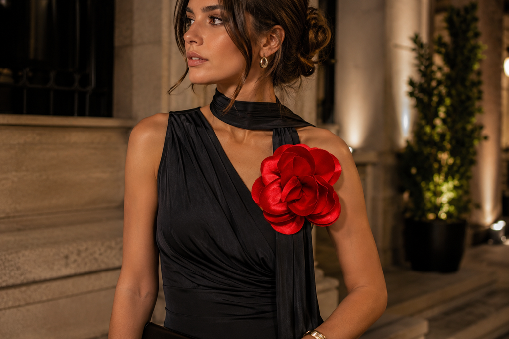 Prendedor Rosa XL