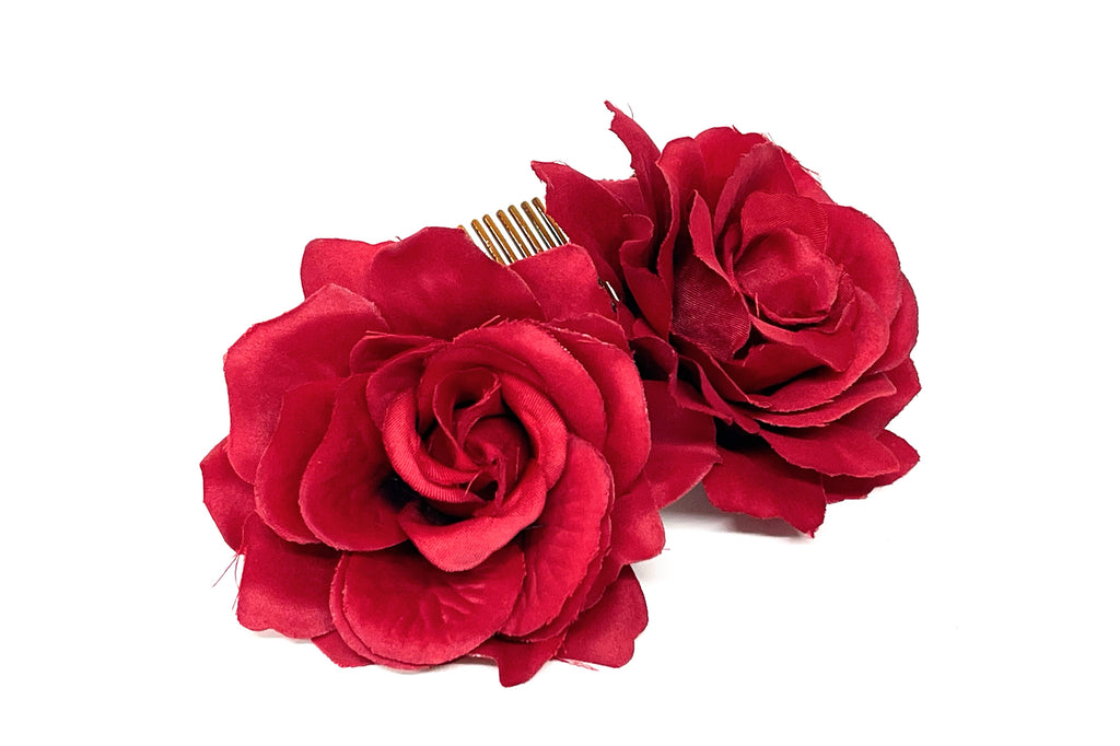 Peineta Amaranta Roja