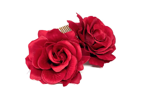 Peineta Amaranta Roja