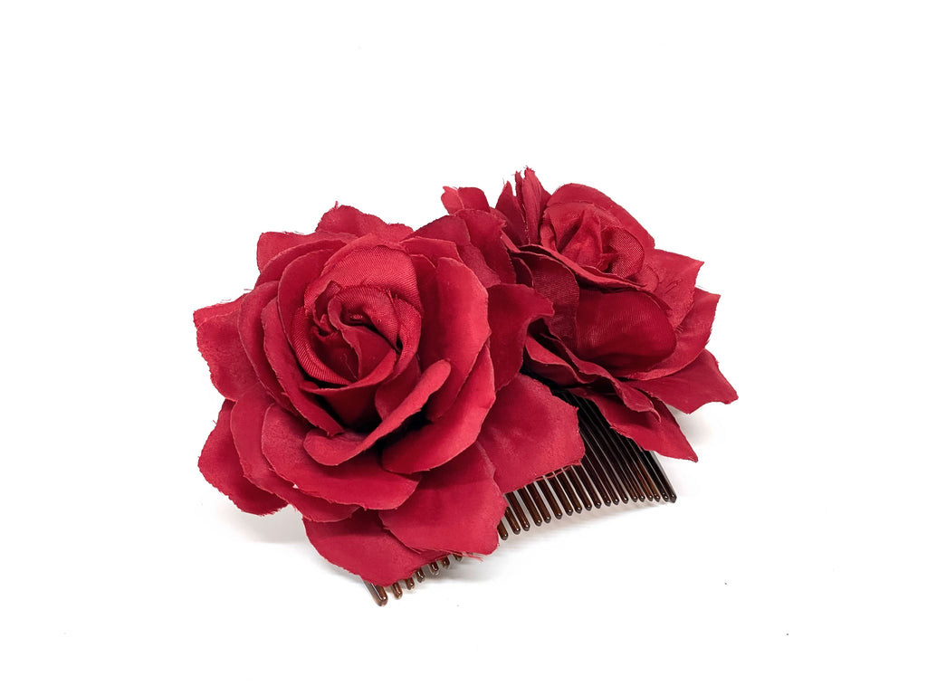 Peineta Amaranta Roja