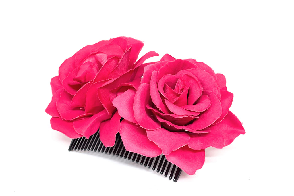 Peineta Amaranta Fucsia