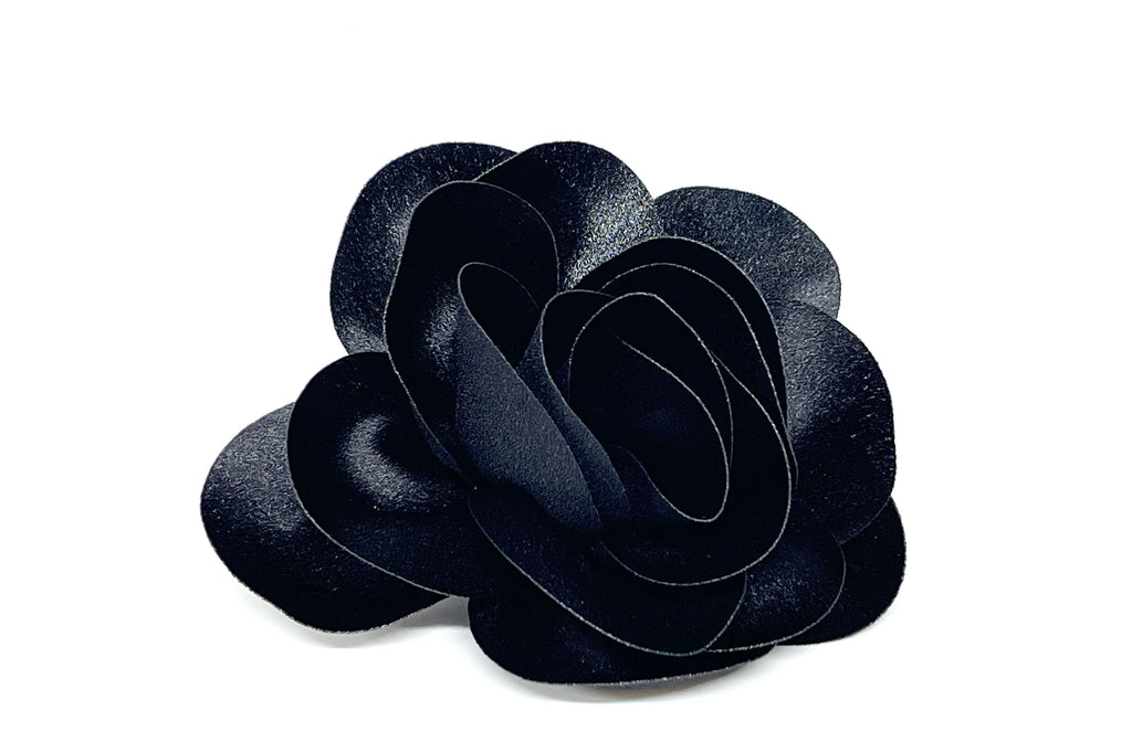 Prendedor Rosa XL Negro