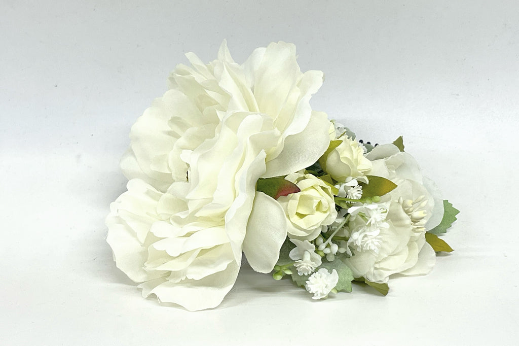 Peineta Flores Novia Alba