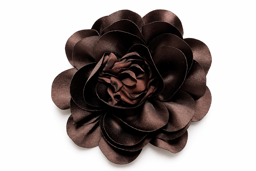 Prendedor Flores Chocolate