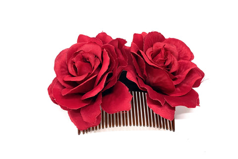 Peineta Amaranta Roja