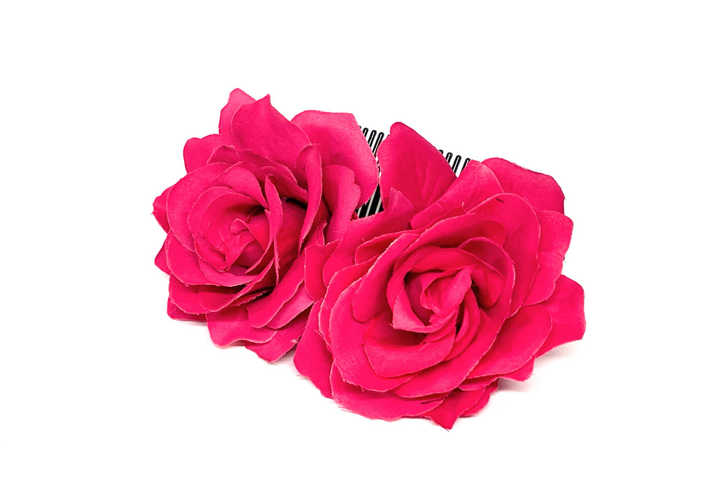 Peineta Amaranta Fucsia