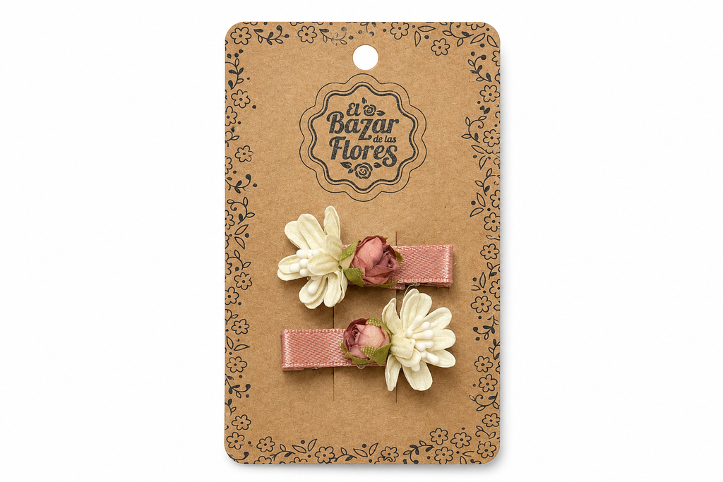 Pinzas flores Suizes