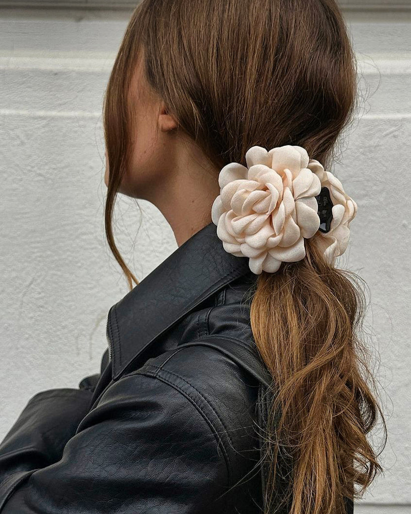 Tiburón Flor Lino Beige