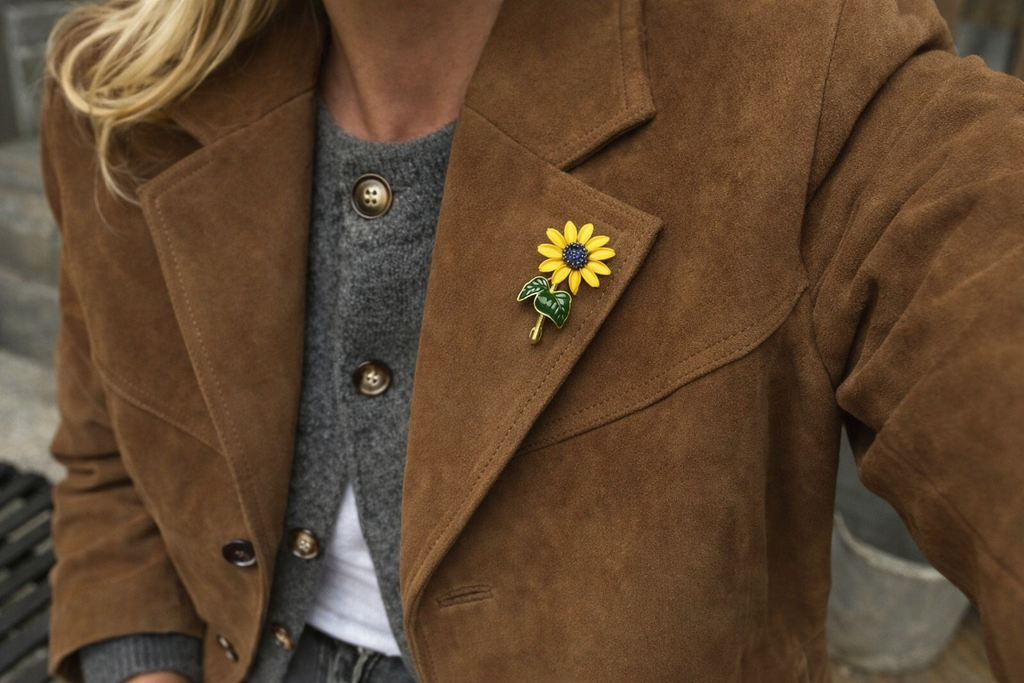 Prendedor Girasol
