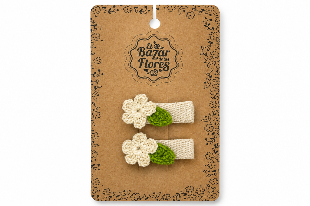 Pinzas Crochet Margarita