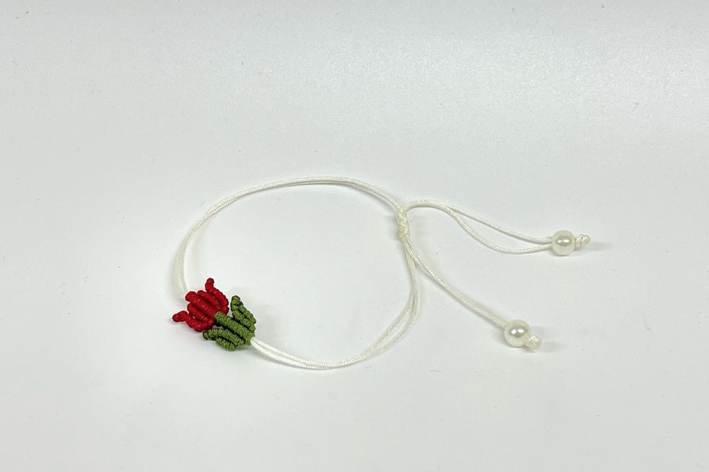 Pulsera Tulipán Rojo
