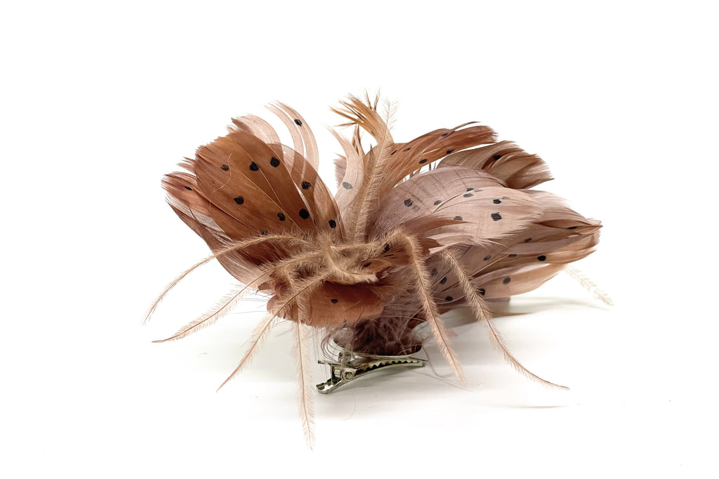 Prendedor Plumas Chocolate