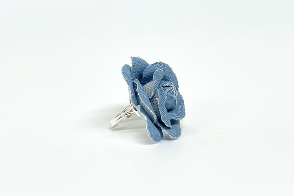 Anillo Rosa Jeans Mediano