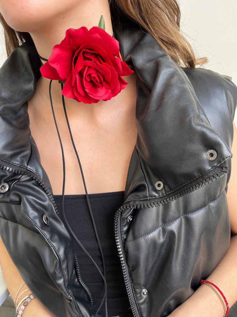 Collar Amaranta Rojo