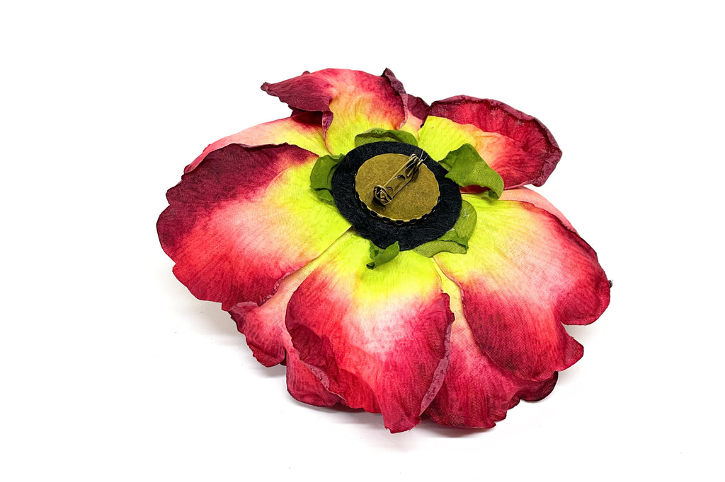 Prendedor Peonia Rojo