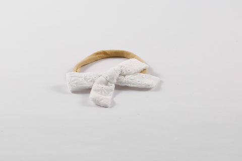 Cintillo Bebe Flor Broderie