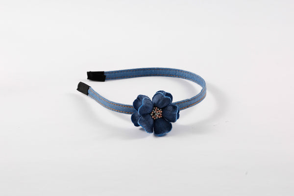 Cintillo Flor Jeans