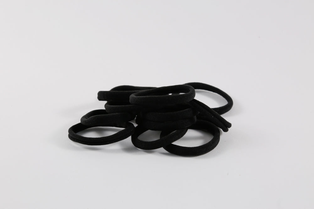Elástico Soft Negro Mediano