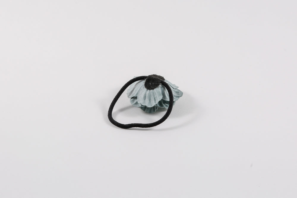 Set Elásticos Flor Gamuza Pastel