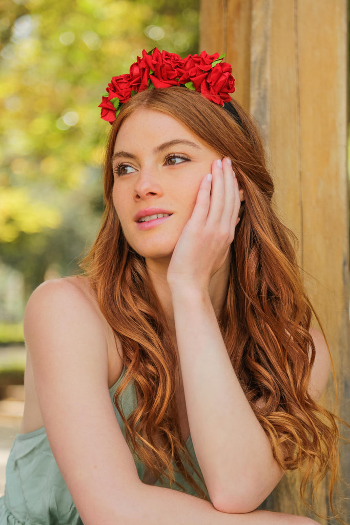 Cintillo Rosas Rojas