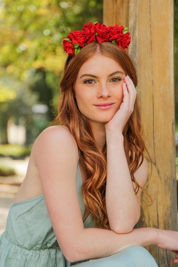 Cintillo Rosas Rojas