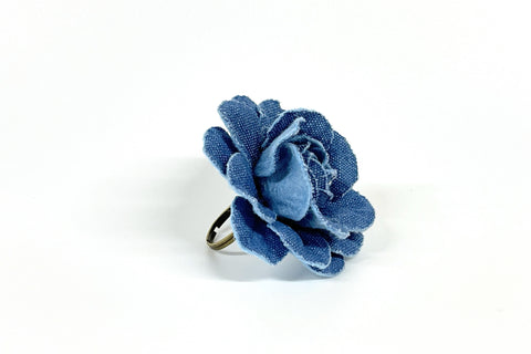 Anillo Rosa Jeans Grande