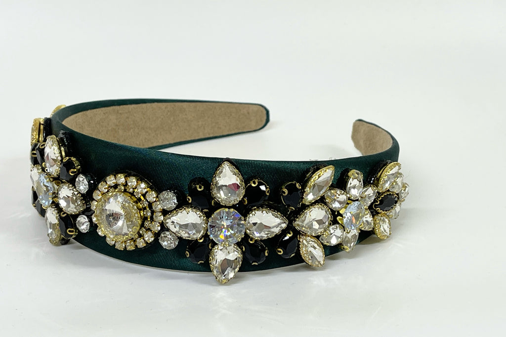 Cintillo Strass Verda