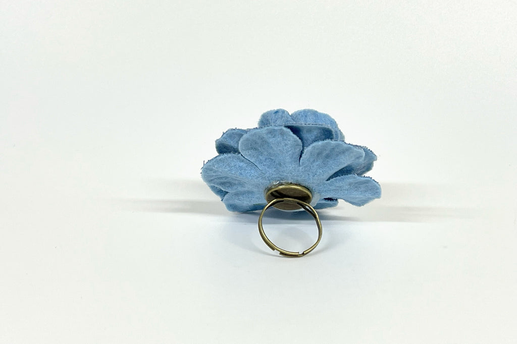 Anillo Rosa Jeans Grande