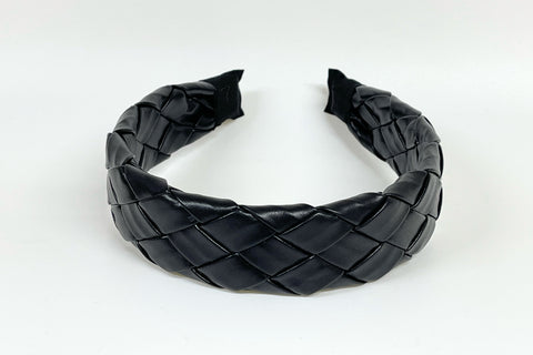 Cintillo Cuero Trenzado